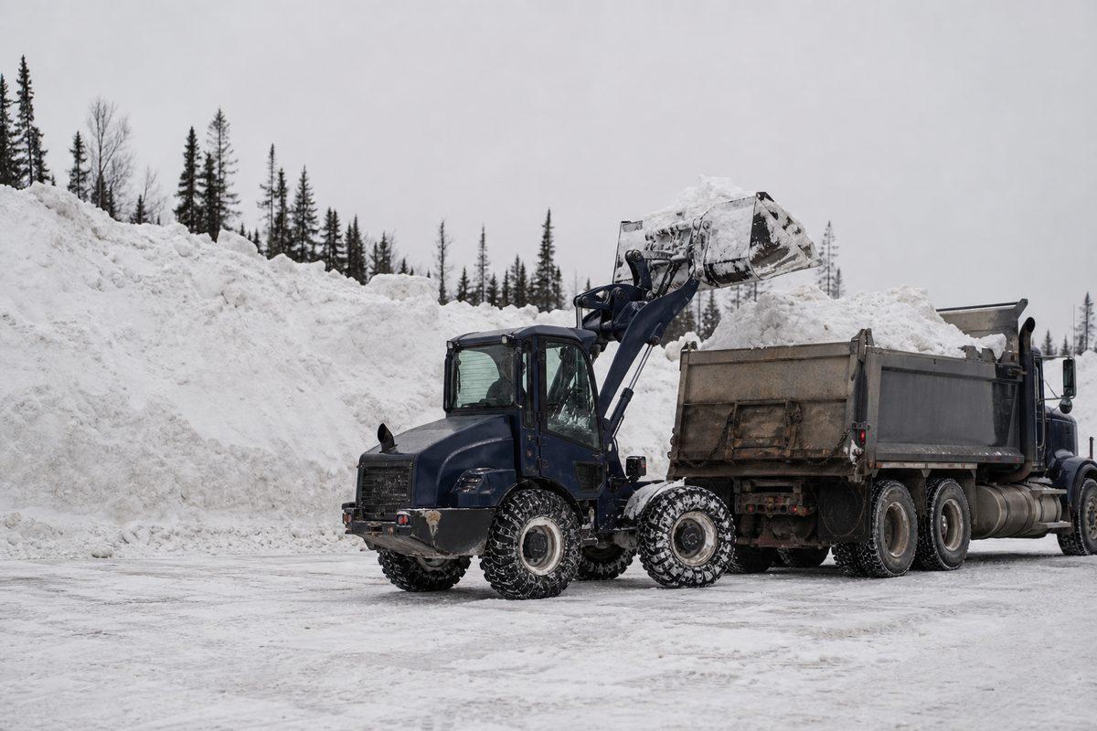 Snow Hauling in Thunder Bay